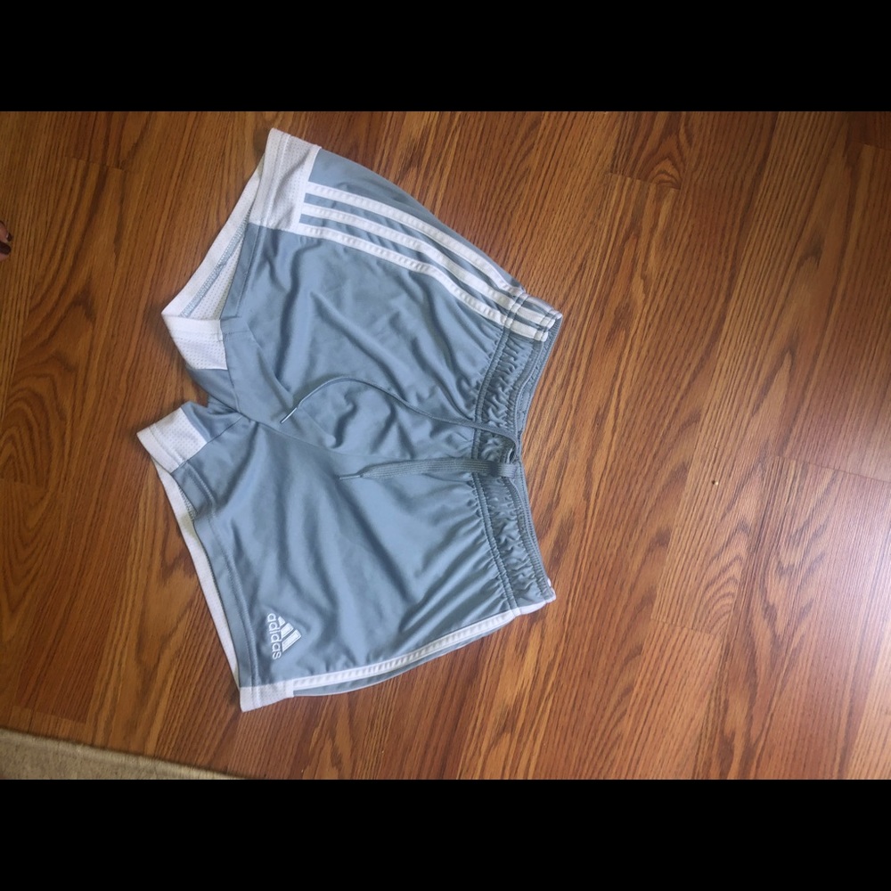 Blue Adias shorts